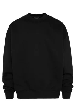 AD-AM Sweatshirt Oversized Unisex black