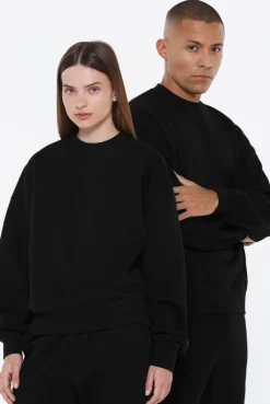 AD-AM Sweatshirt Oversized Unisex black