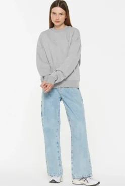 AD-AM Sweatshirt Oversized Unisex grey melange