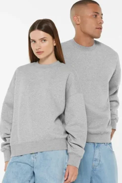 AD-AM Sweatshirt Oversized Unisex grey melange