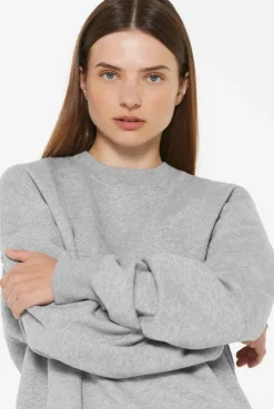 AD-AM Sweatshirt Oversized Unisex grey melange