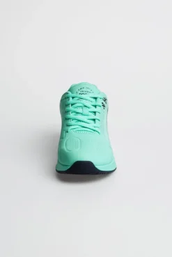 Air Cushion Sneaker mit Wording Print french mint