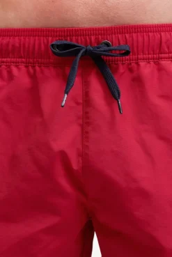 Badehose mit Logo Print flight red