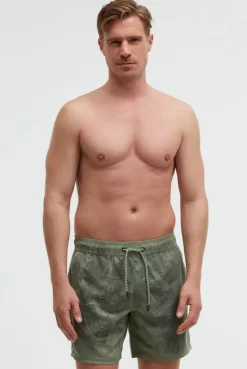 Badehose mit Wasser aktiviertem Design green olive