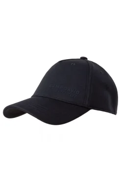 Base Cap aus Interlock-Jersey mit Logo Print blue navy