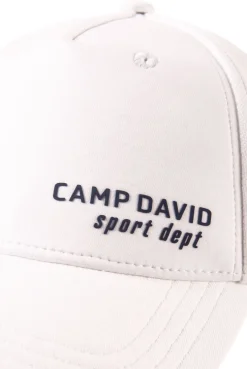 Base Cap aus Interlock-Jersey mit Logo Print white