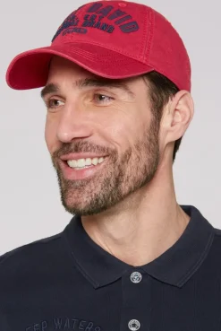Base Cap mit Logo Artwork nautical red
