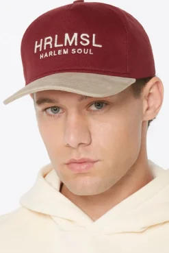 Base Cap Two-Tone bordeaux / sand