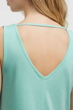 Basic Beach-Kleid mit Artwork crystal aqua