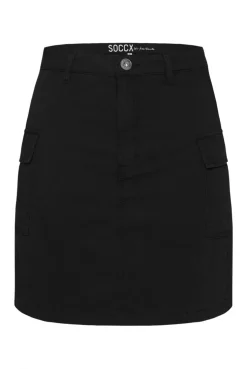 Basic Cargo Rock mit Klappentaschen black