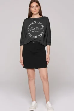 Basic Cargo Rock mit Klappentaschen black