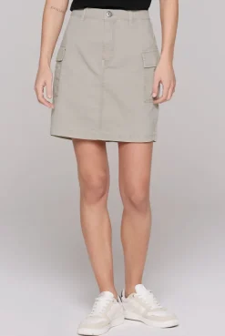 Basic Cargo Rock mit Klappentaschen pale sand