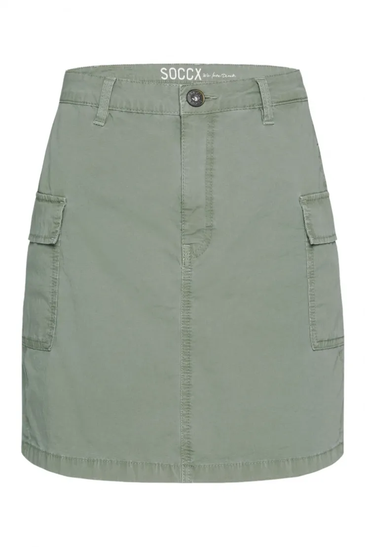Basic Cargo Rock mit Klappentaschen faded olive