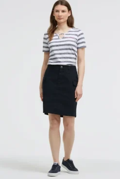 Basic Rock im Cargo-Stil blue navy