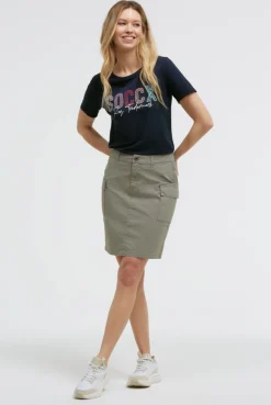 Basic Rock im Cargo-Stil faded olive