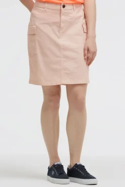Basic Rock im Cargo-Stil milky beige