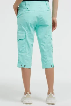 Basic Skaterhose mit Beintaschen crystal aqua