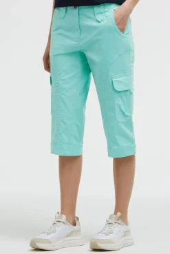 Basic Skaterhose mit Beintaschen crystal aqua