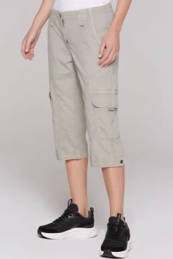 Basic Skater-Shorts mit Beintaschen pale sand | XL