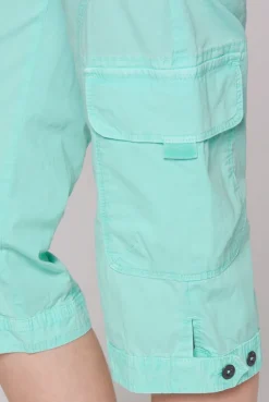 Basic Skater-Shorts mit Beintaschen aqua splash
