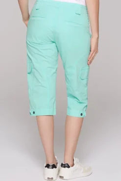 Basic Skater-Shorts mit Beintaschen aqua splash