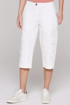 Basic Skater-Shorts mit Beintaschen opticwhite