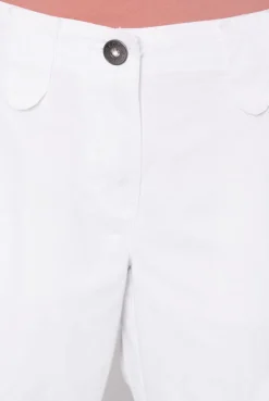 Basic Skater-Shorts mit Beintaschen opticwhite