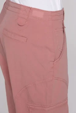 Basic Skater-Shorts mit Beintaschen beachy red