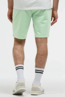 Basic Sweatshorts mit Label Print light mint