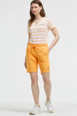 Basic Sweatshorts mit Logo Print fresh mango