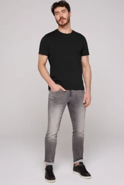 Basic T-Shirt mit Rundhalsausschnitt black