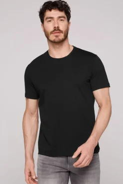 Basic T-Shirt mit Rundhalsausschnitt black