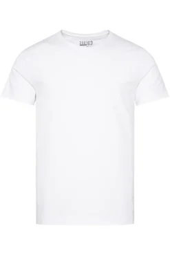 Basic T-Shirt mit Rundhalsausschnitt opticwhite