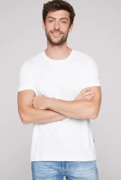 Basic T-Shirt Rundhals 2er-Pack opticwhite