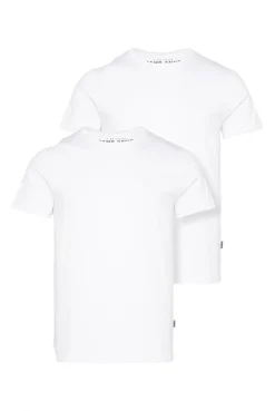 Basic T-Shirt Rundhals 2er-Pack opticwhite