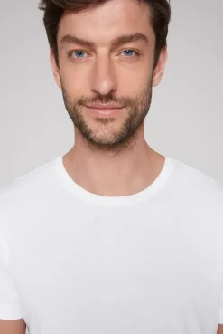 Basic T-Shirt Rundhals 2er-Pack opticwhite