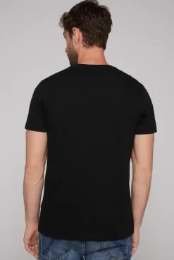Basic T-Shirt Rundhals 2er-Pack black