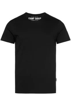 Basic T-Shirt V-Neck 2er-Pack black