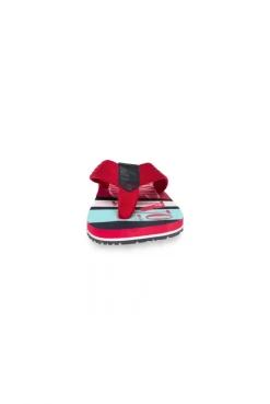 Beach Sandale mit Logo-Design nautical red