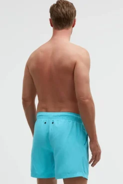 Beachshorts mit Rubber Patch aqua