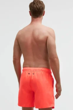 Beachshorts mit Rubber Patch neon flame