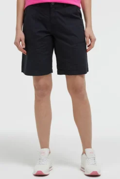 Bermudashorts mit Zip Fly blue navy