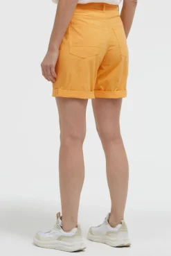 Bermudashorts mit Zip Fly fresh mango