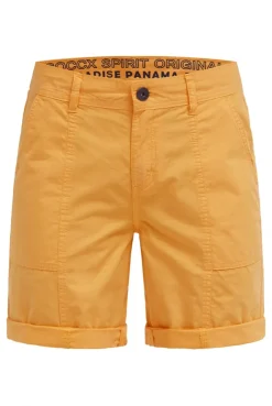 Bermudashorts mit Zip Fly fresh mango
