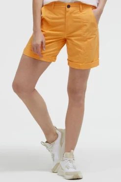 Bermudashorts mit Zip Fly fresh mango