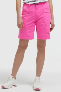 Bermudashorts mit Zip Fly neon magenta | XL