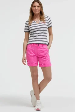 Bermudashorts mit Zip Fly neon magenta | XL