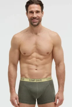 Boxershorts mit All Over Print, 2er-Pack khaki / khaki