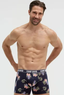 Boxershorts mit All Over Print, 2er-Pack blue navy / new aqua