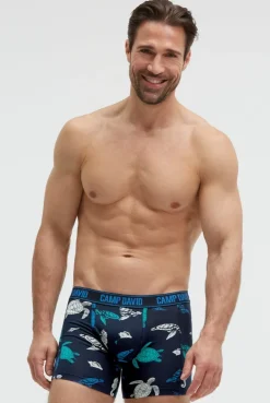 Boxershorts mit All Over Print, 2er-Pack navy / red